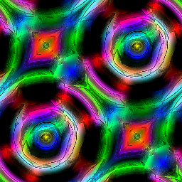 Psychedelic Clock 2 background