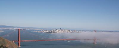 View of Golden Gate Bridge From Hawk Hill 1