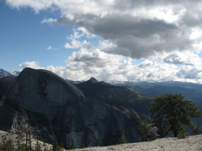Half Dome from the North Dome Trail