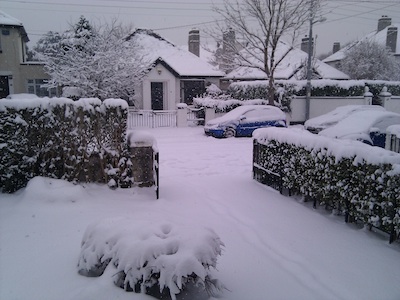 Trimleston Front with Snow